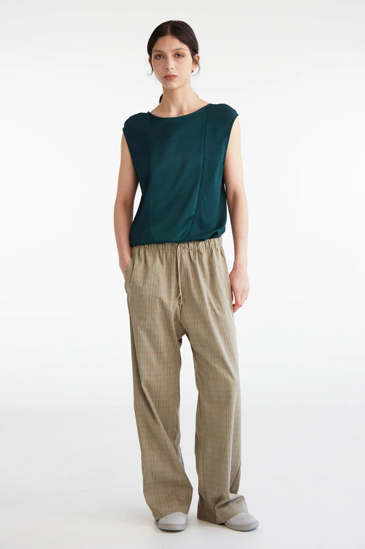 Zambesi | Drawstring Pant | Plaid | Palm Boutique