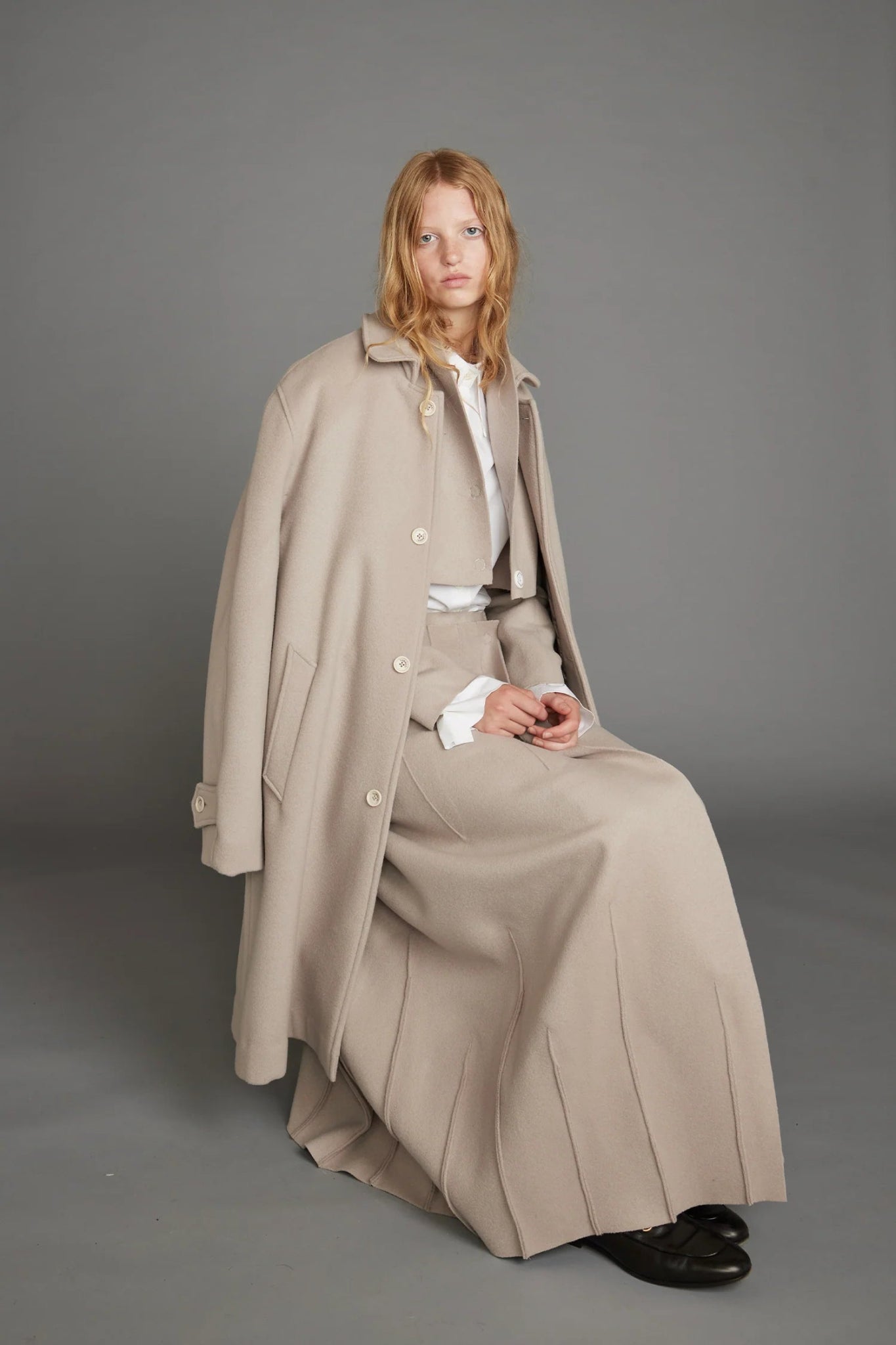 Zambesi | Overcoat | Porcelain | Palm Boutique