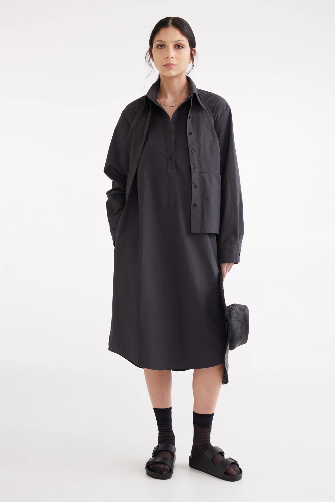 Zambesi | Shirt Halter | Charcoal | Palm Boutique