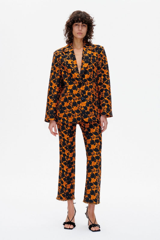 Baum Und Pferdgarten | Nenne Pants | Orange Black Flower | Palm Boutique