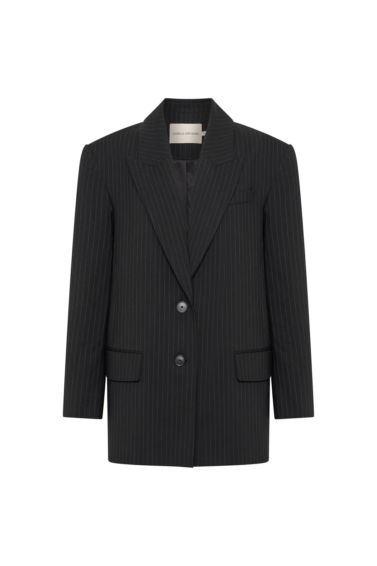 Camilla and Marc | Thera Blazer | Black Pinstripe | Palm Boutique