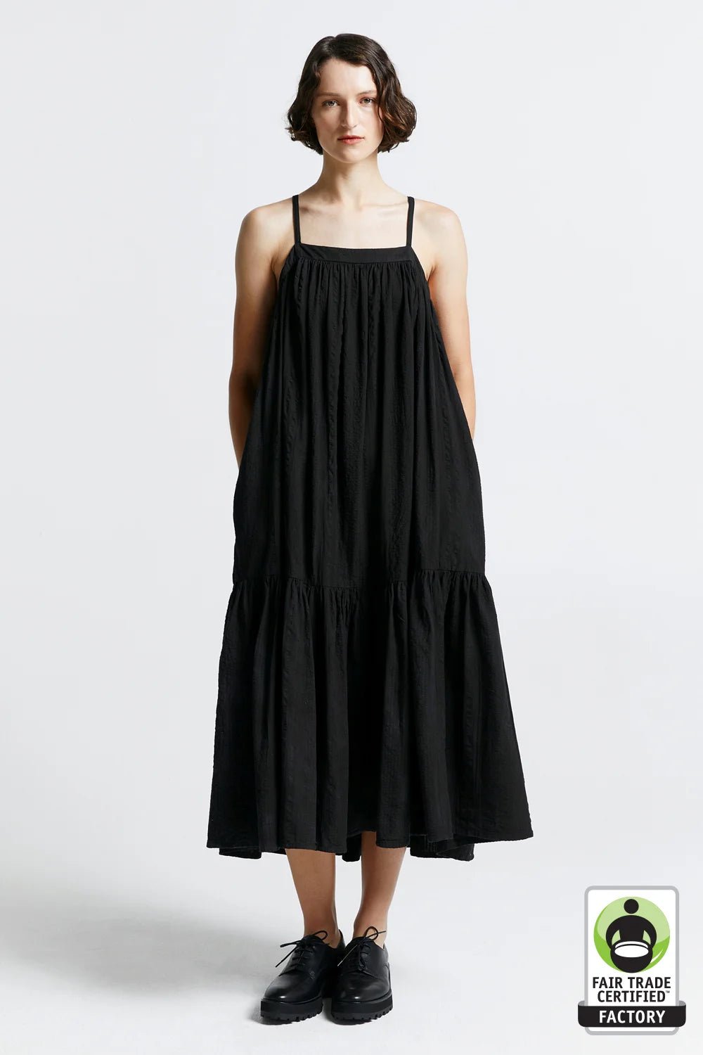 Karen Walker | Armeria Organic Cotton Dress | Black | Palm Boutique