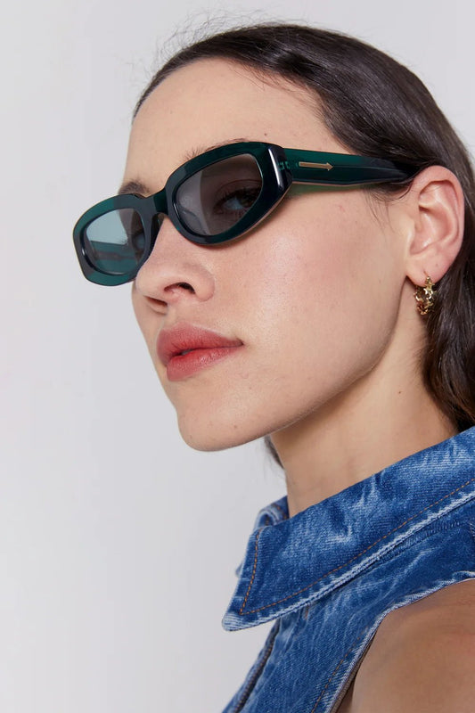 Karen Walker Eyewear | Rally | Emerald | Palm Boutique