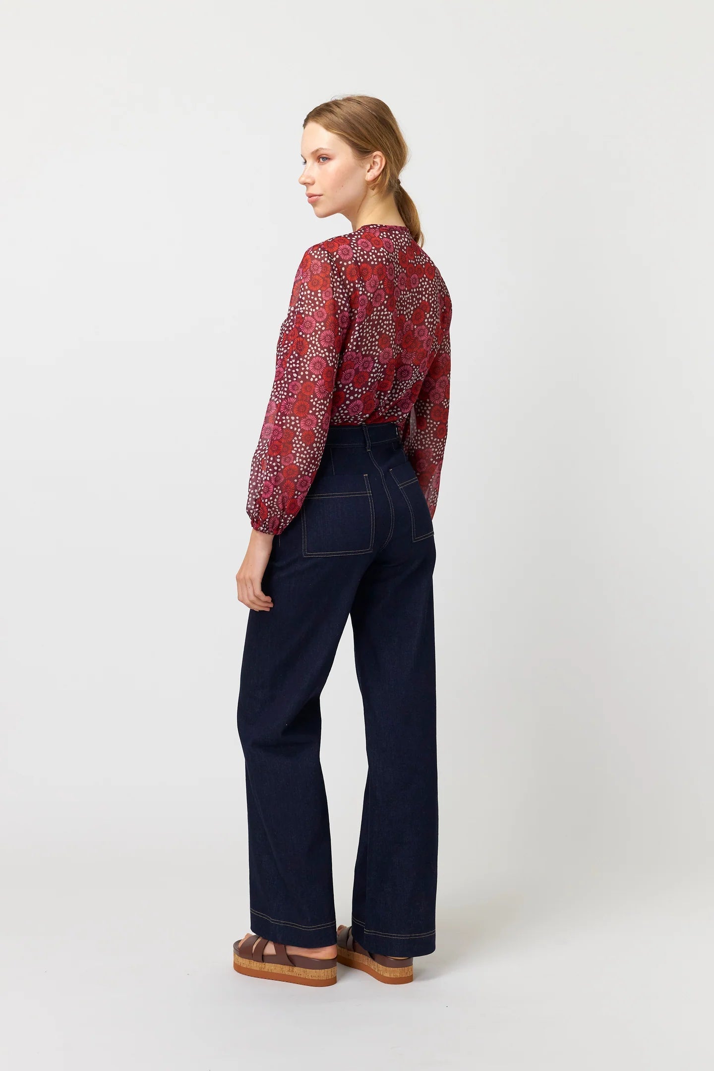 Kate Sylvester | Denim Trouser | Dark Indigo | Palm Boutique