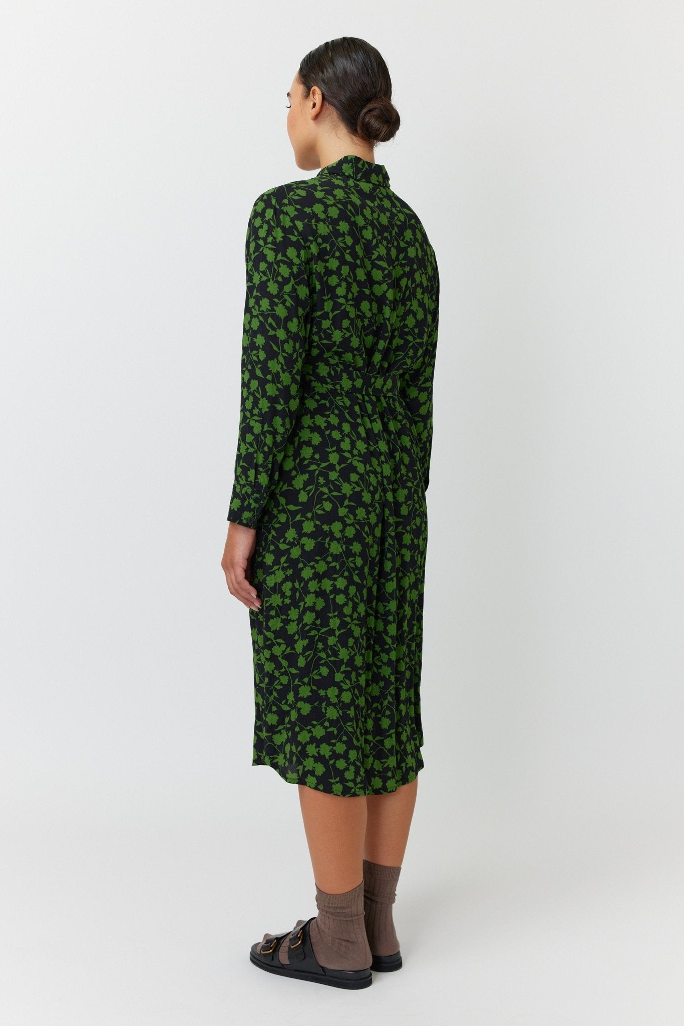 Kate Sylvester | Gardenia Shirt Dress | Black | Palm Boutique