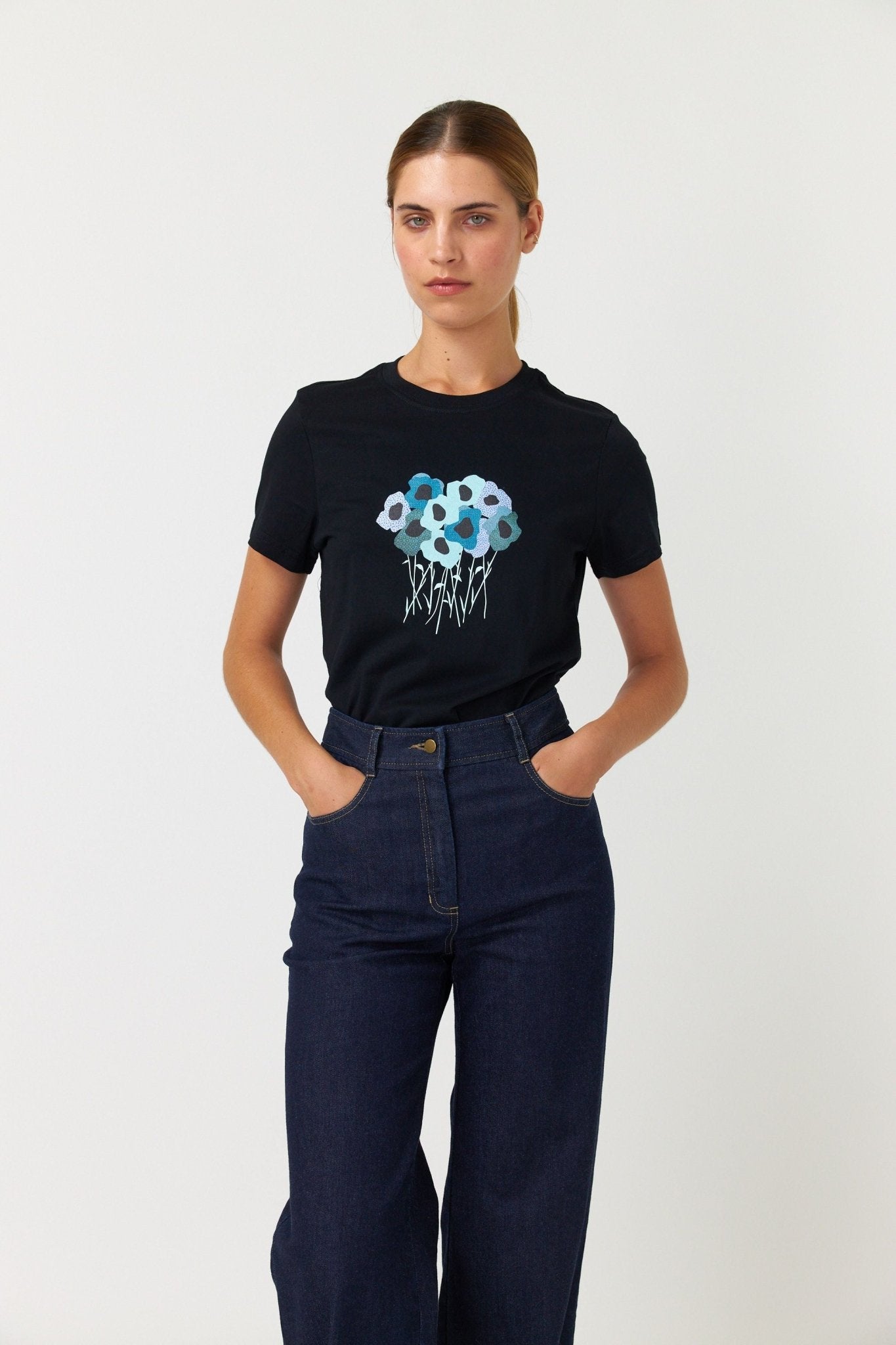 Kate Sylvester | Posy T-Shirt | Black | Palm Boutique