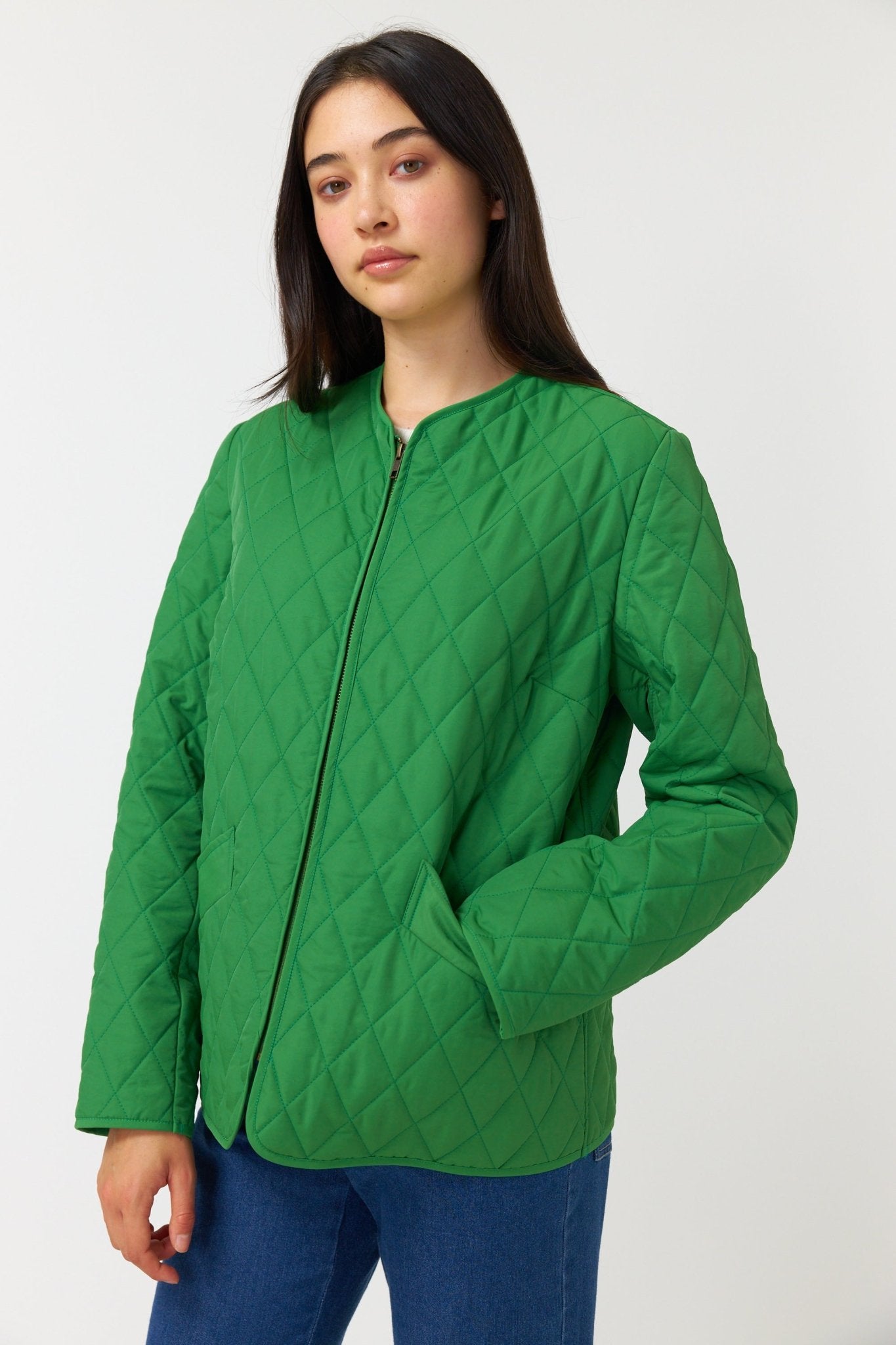 Kate Sylvester | Quilted Jacket | Green | Palm Boutique