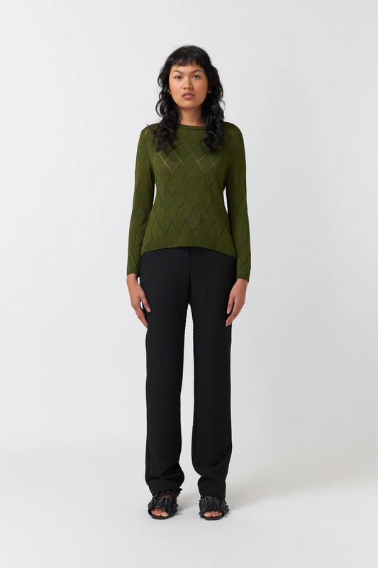 Kate Sylvester | Roma Jumper | Olive | Palm Boutique