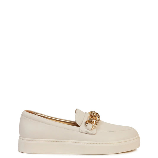 Kathryn Wilson | Lucky Loafer | White Calf | Palm Boutique