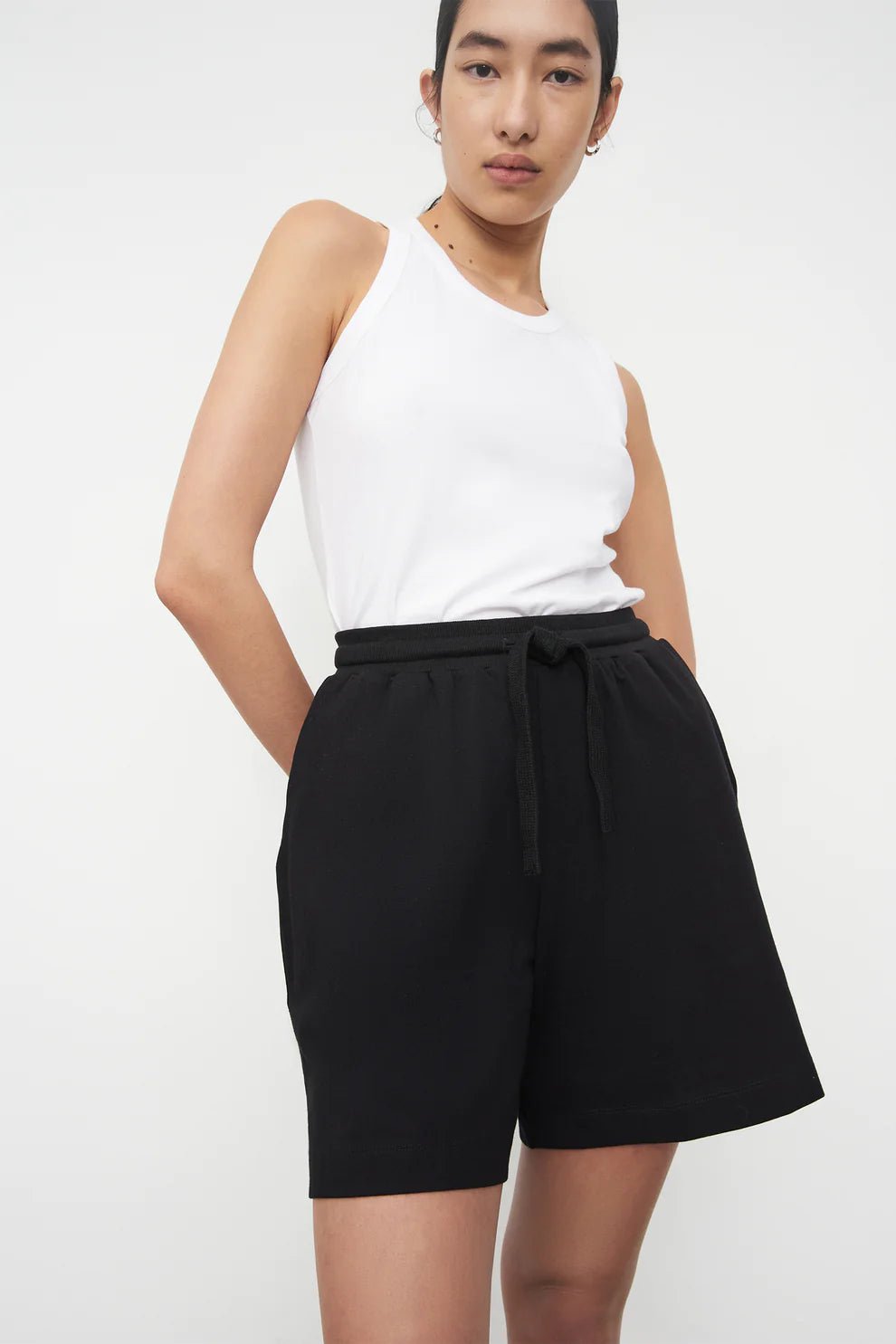 kowtow | Drawcord Shorts | Black | Palm Boutique