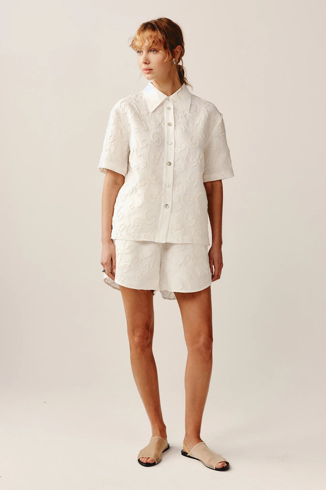 Marle | Luciana Shirt | Ivory | Palm Boutique