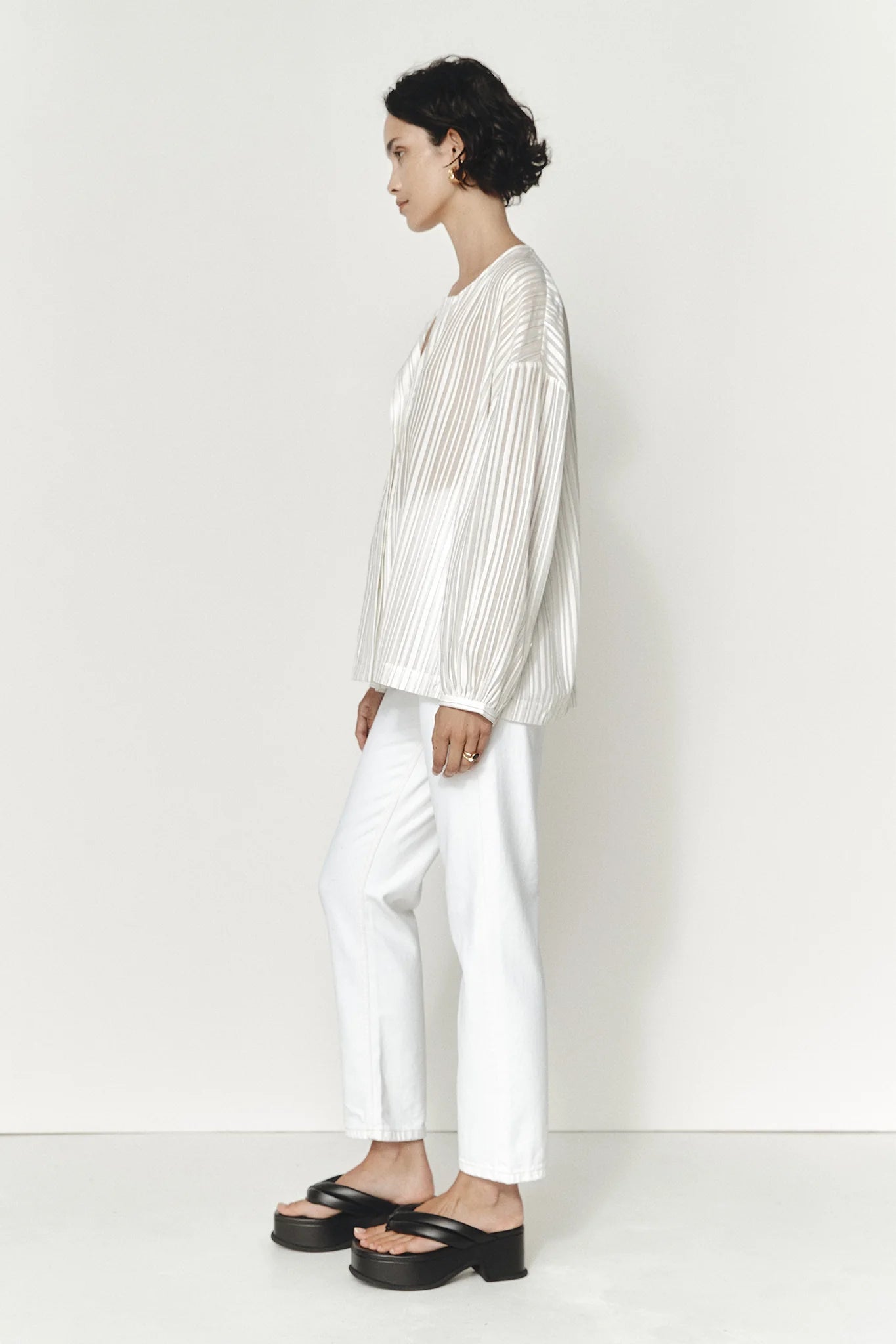 Marle | Margot Shirt | Opal Stripe | Palm Boutique