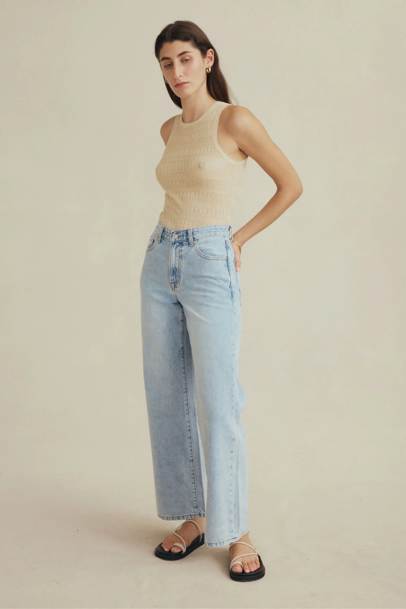 Marle | Marle Wide Leg Jean | Blue | Palm Boutique