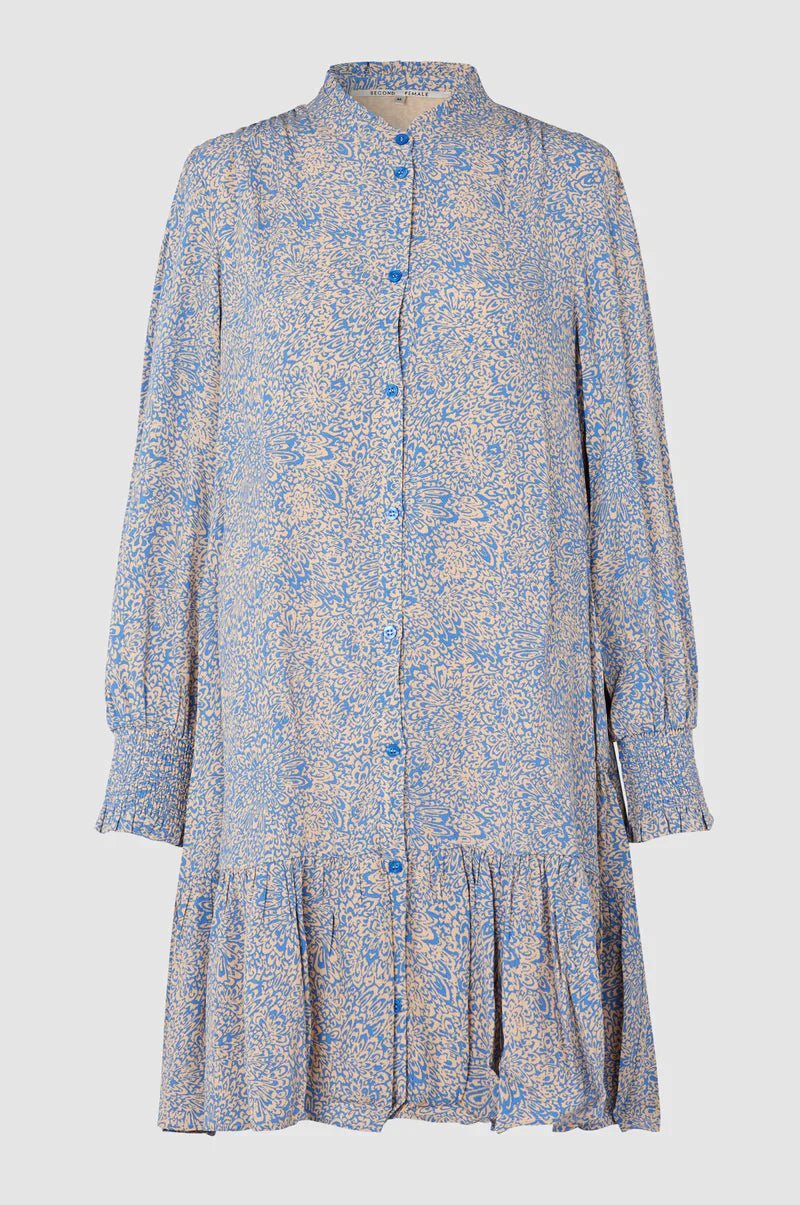 Second Female | Gioia Mini Dress | Blue | Palm Boutique