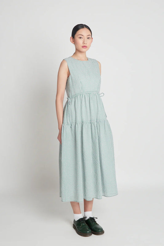 twenty-seven names | Neptune Dress | Green Gingham | Palm Boutique