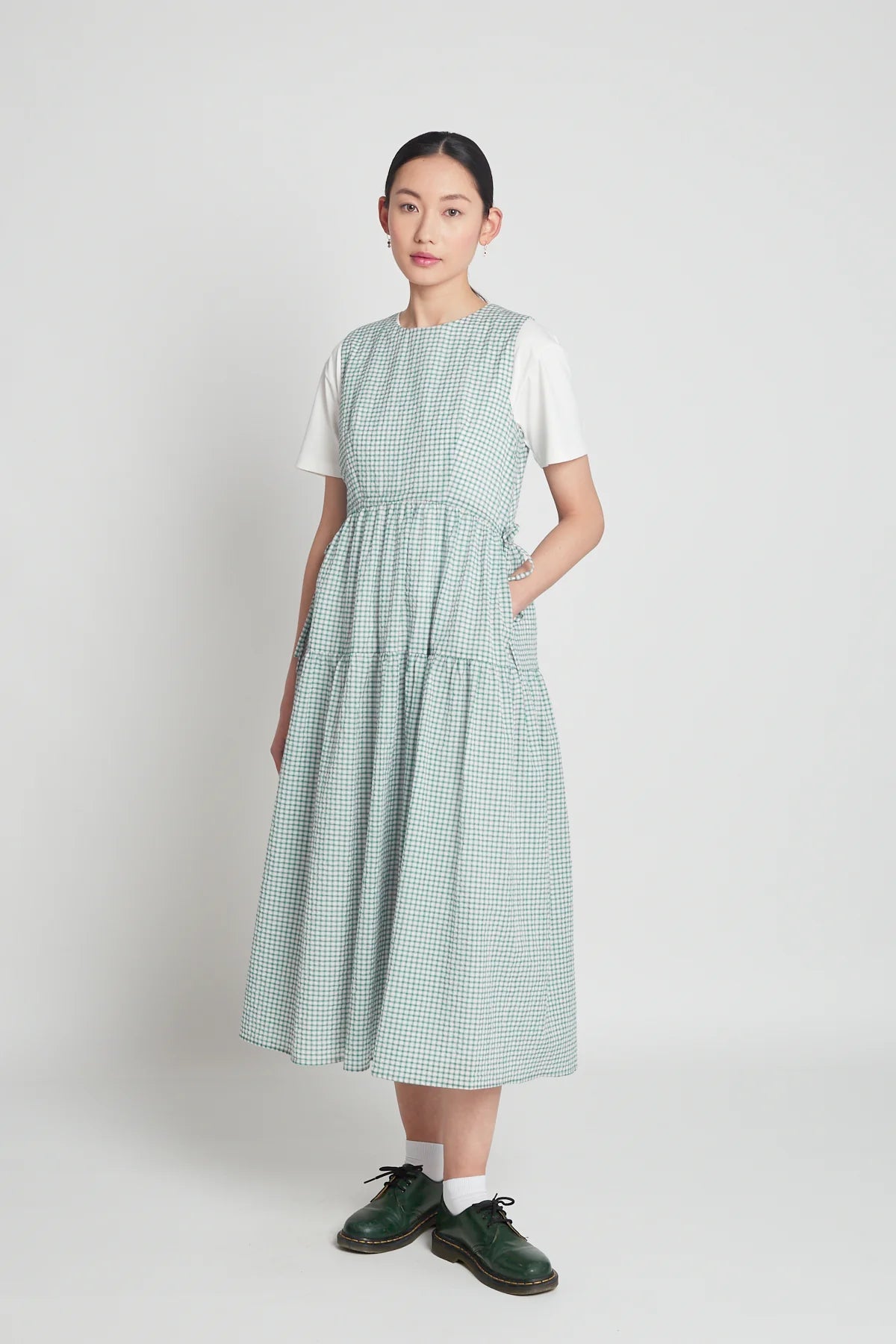 twenty-seven names | Neptune Dress | Green Gingham | Palm Boutique