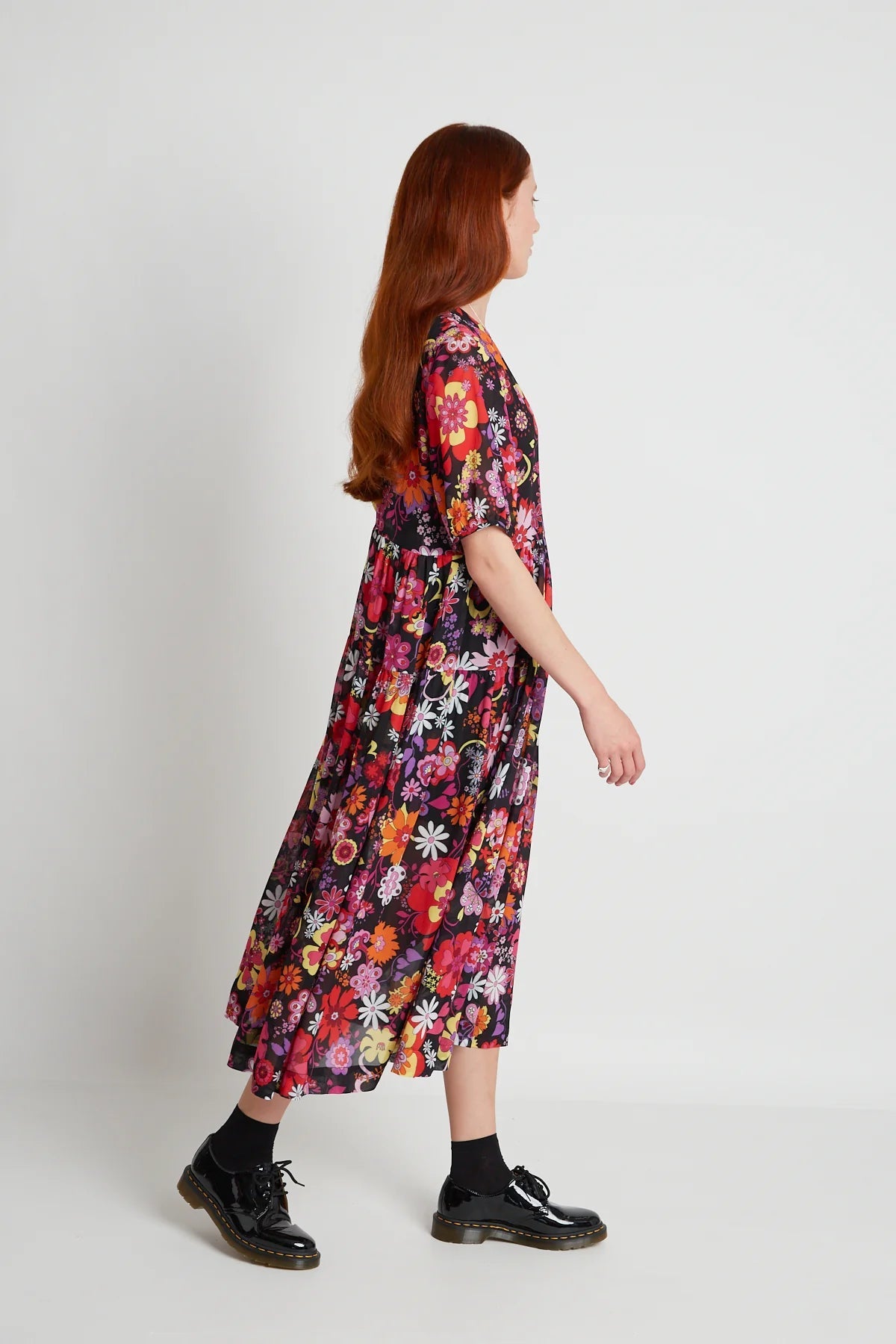 twenty-seven names | Razzle Dazzle Dress | Black Floral | Palm Boutique