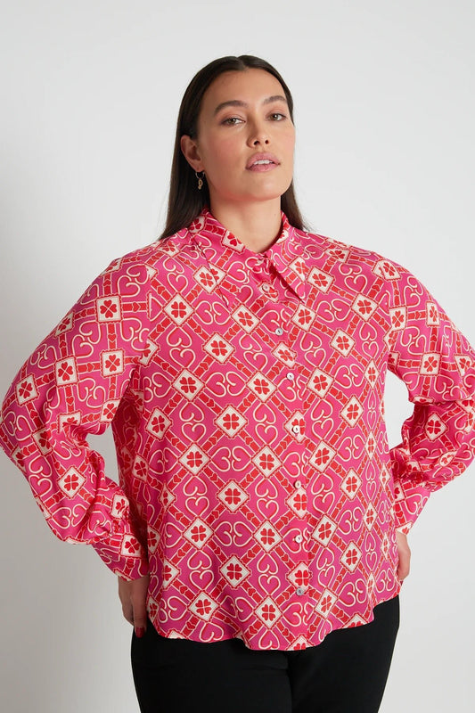 twenty-seven names | Unchained Melody Shirt | Magenta Hearts | Palm Boutique